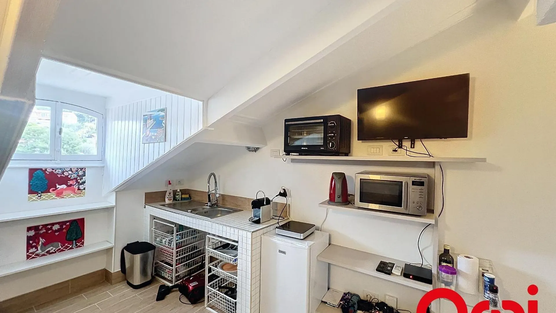 Studio Charmant, Climatise, Dans Un Ancien Palace A Menton - Fr-1-647-45 0*,  法国